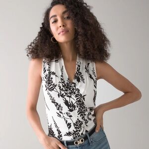 New with tags White house black market pleated shell top
